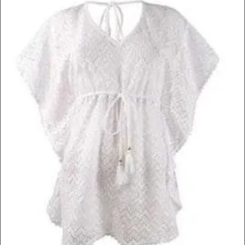 Cute white coverup - new without tags- size medium